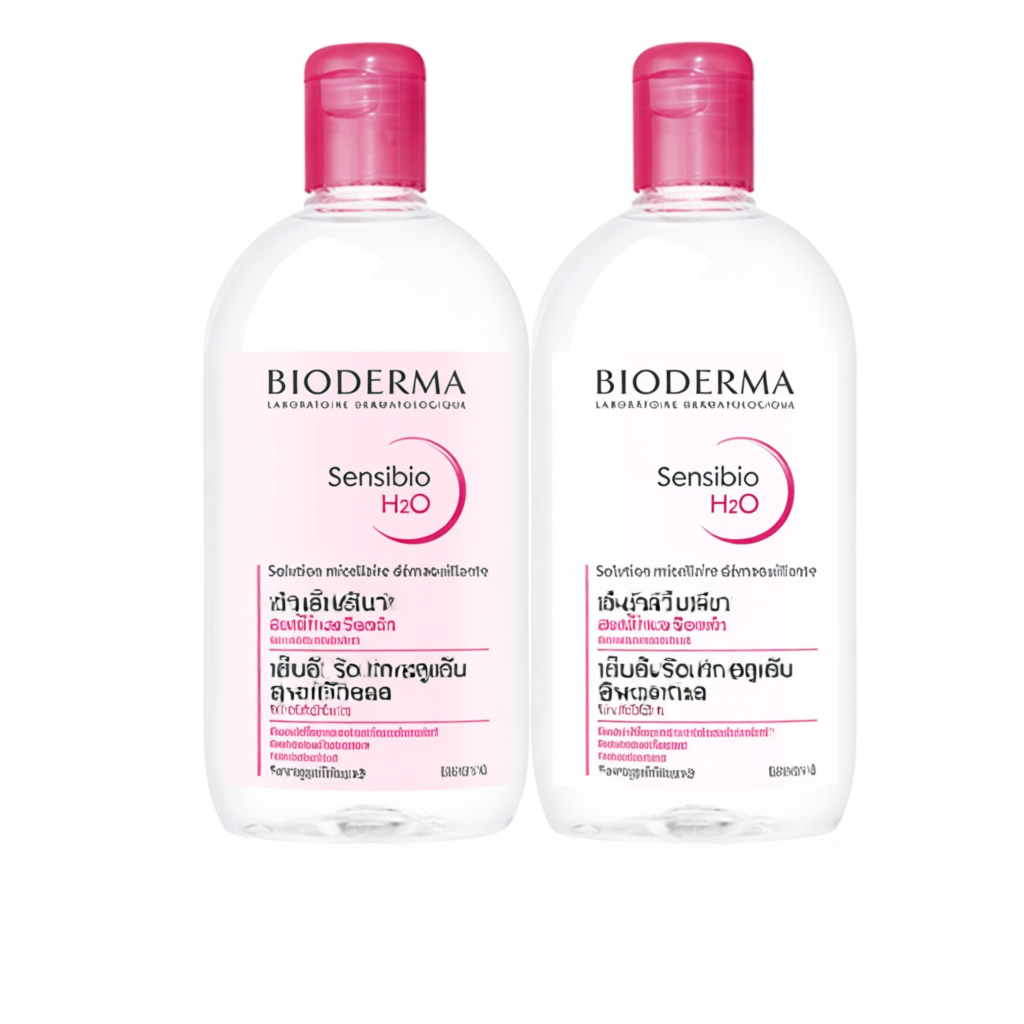 Bioderma Sensibio H2O เช็ดทําความสะอาดเครื่องสําอางได้สะอาดหมดจด