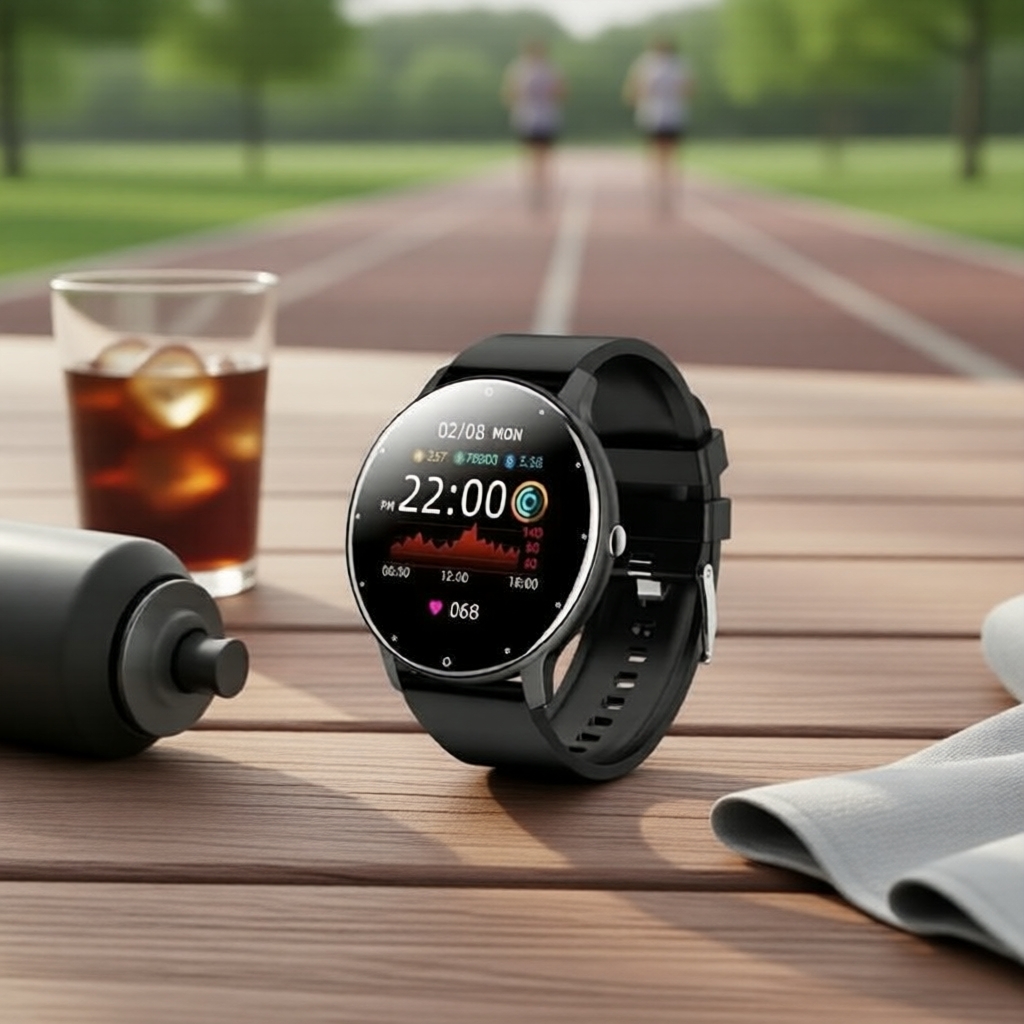 ZL02D Pro สมาร์ทวอทช์บลูทูธ Unisex รุ่นใหม่ 2026 จอทรงกลม กันน้ํา