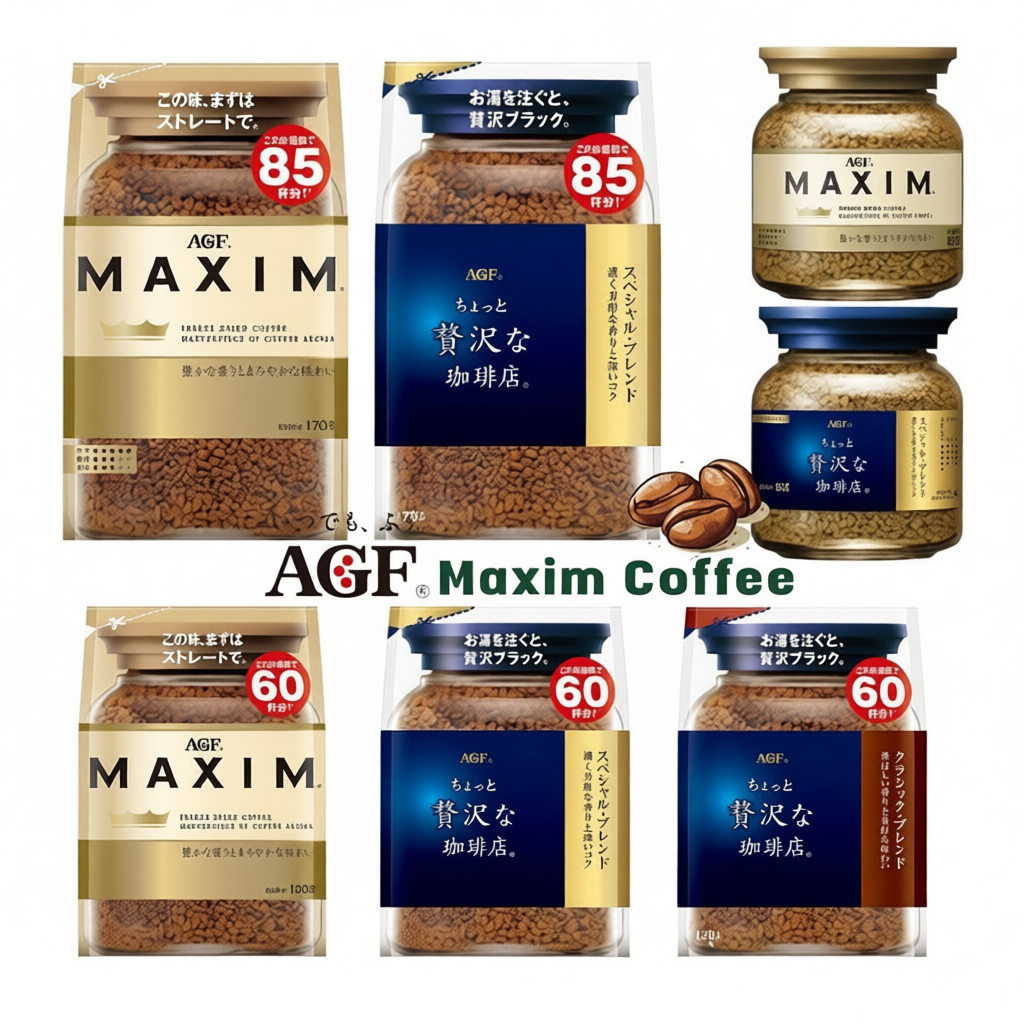 AGF กาแฟแม็กซิม แบบถุงเติม จากประเทศญี่ปุ่น