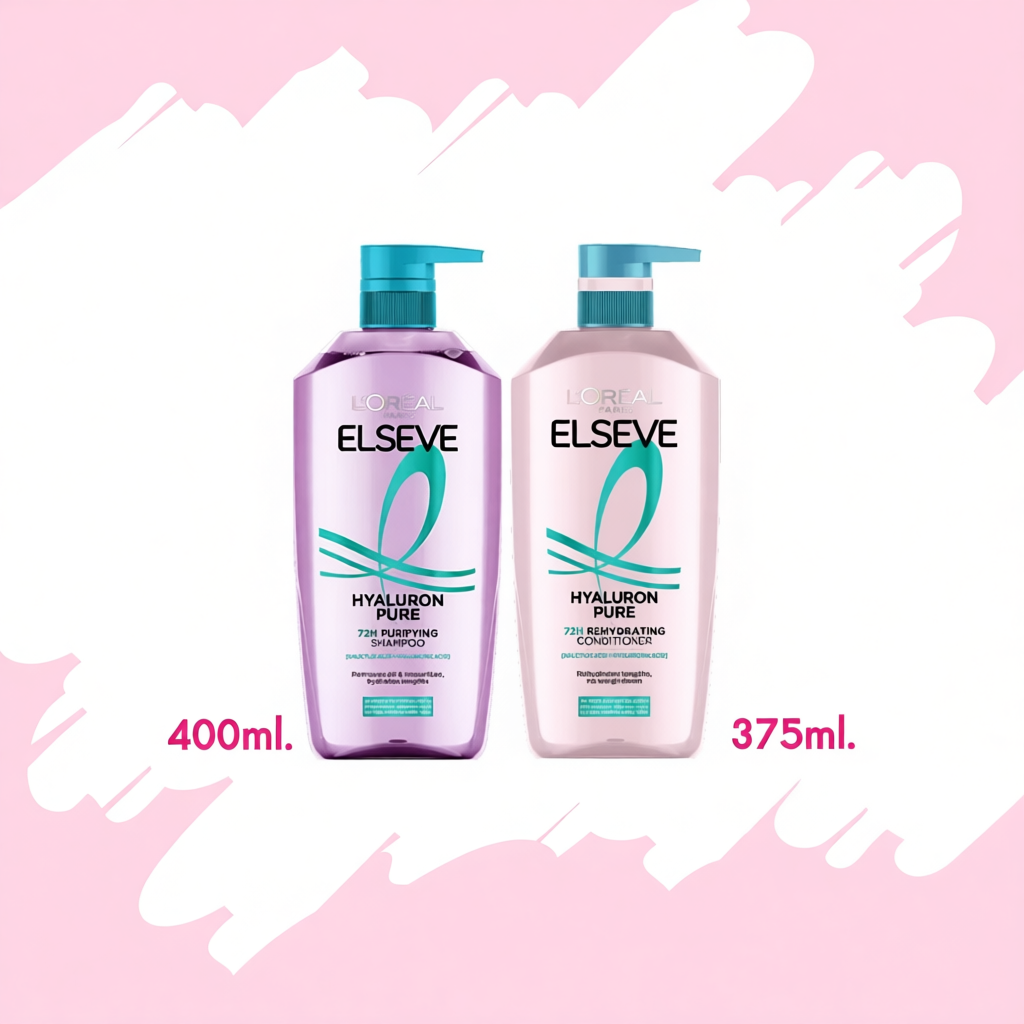 L'Oreal Paris Elseve Hyaluron Pure Shampoo & Conditioner