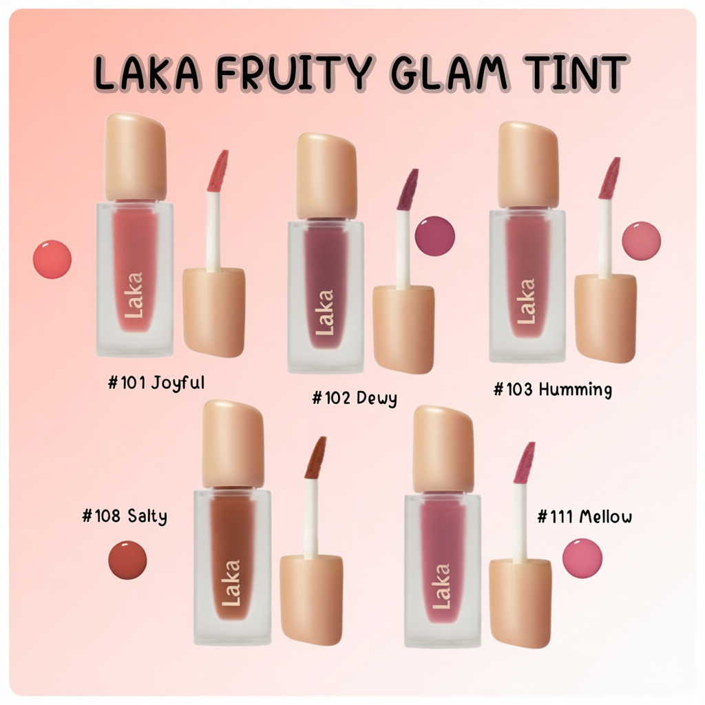 Laka Fruity Glam Tint ลิป ริมฝีปากฉ่ำวาว