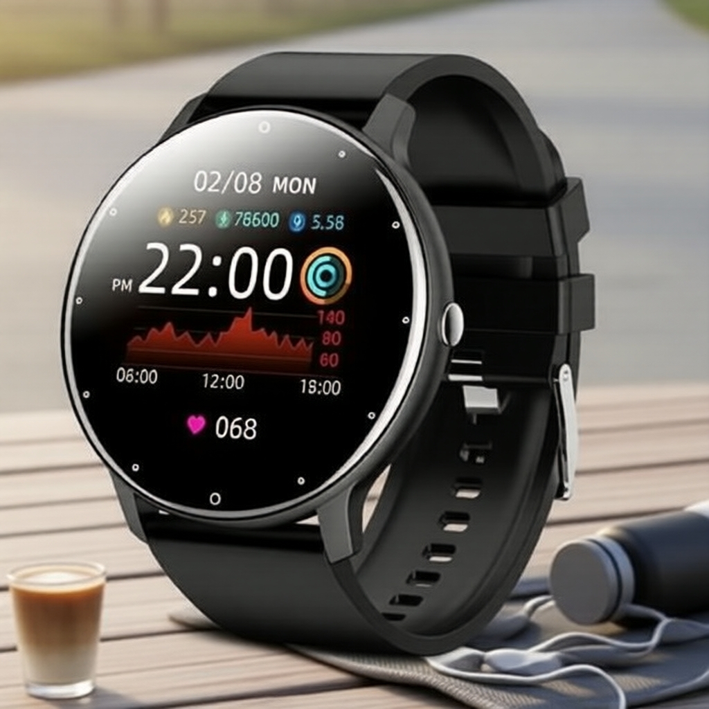 สมาร์ทวอทช์บลูทูธ ZL02D Pro หน้าจอสัมผัสทรงกลม เปิดตัวปี 2026