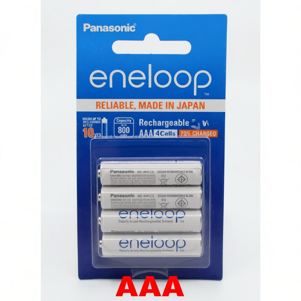 PANASONIC ENELOOP AAA mAh 800 แพ๊ค 4 ก้อน