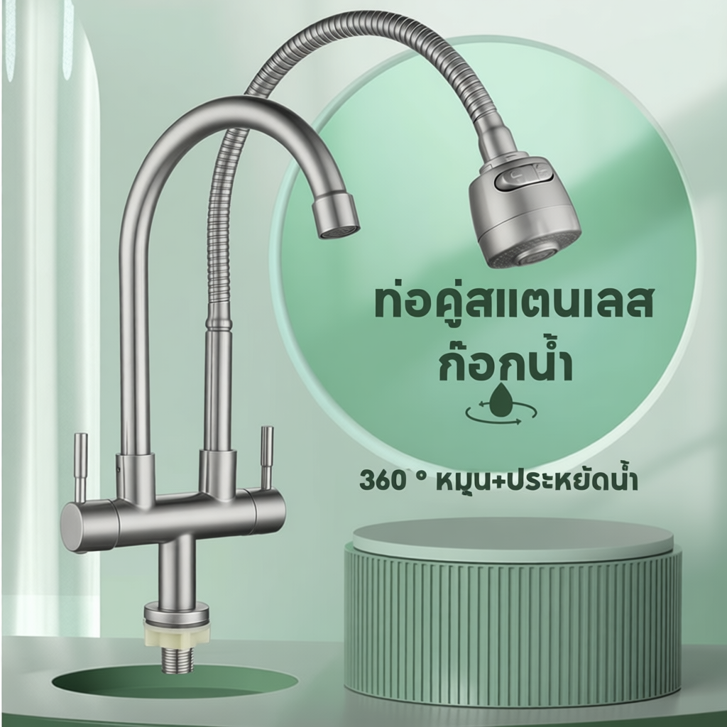 ก๊อกน้ำสแตนเลส 304
