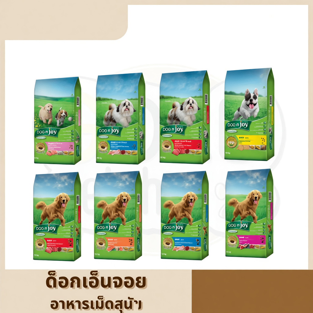 อาหารสุนัข Dog n joy 8-10 กิโลกรัม