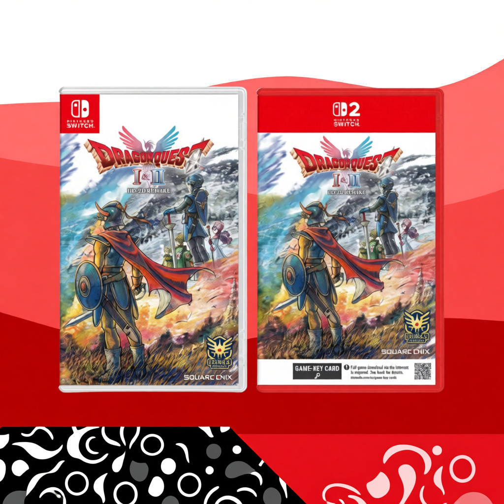 SWITCH DRAGON QUEST I & II HD-2D REMAKE (R3/ASIA) GAME ENG
