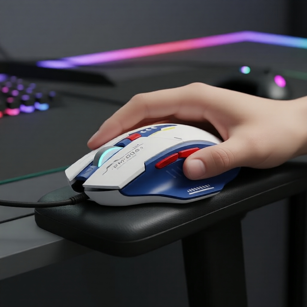เมาส์ไร้สายชาร์จไฟได้เงียบสไตล์มีก้า INPHIC F9 สําหรับพีซี แล็ปท็อป สํานักงาน และเล่นเกม