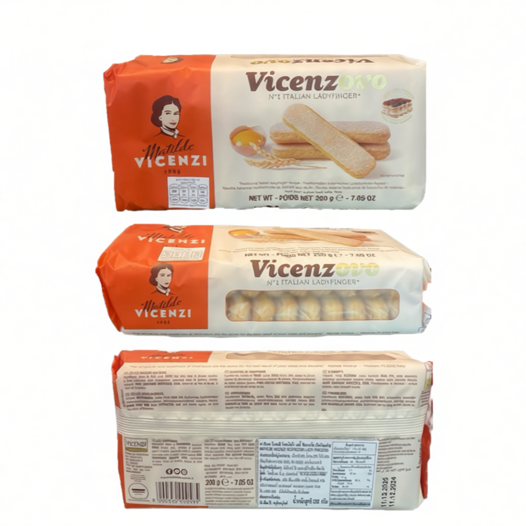 เลดี้ฟิงเกอร์ vicenzi 200g  สินค้าใหม่เข้ามาแล้ว [พร้อมส่ง] สินค้าเติมสต็อค