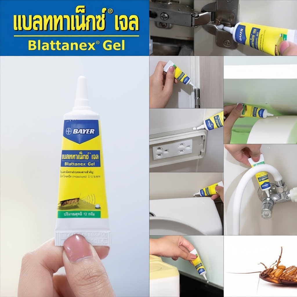 เจลกำจัดแมลงสาบ Bayer Blattanex 12g