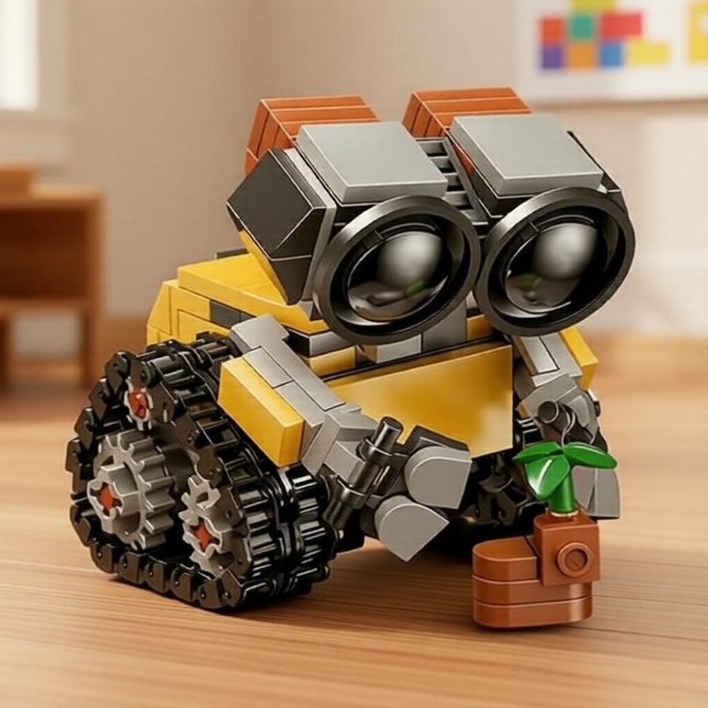 ของเล่นตัวต่อหุ่นยนต์ WALL-E 3 มิติ - บล็อกตัวต่อขนาดเล็กสําหรับสะสม