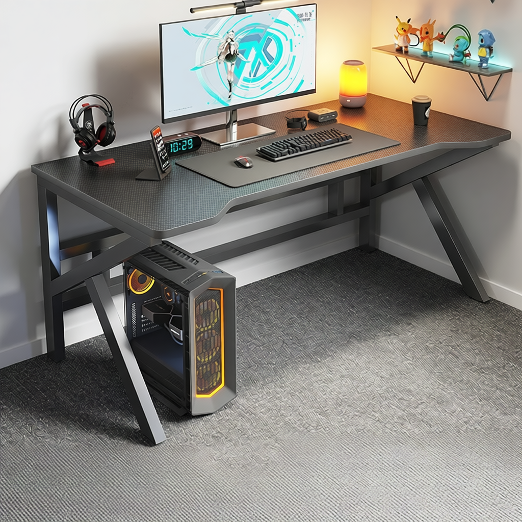 โต๊ะคอมพิวเตอร์ ALOVE  ขาหนาและมั่นคง ขนาด 100-160CM.