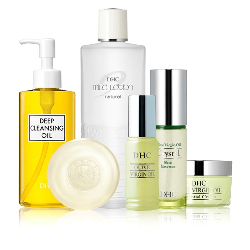 DHC Olive Series (Olive Virgin Oil, Deep Cleansing Oil, Mild Lotion, Mild Soap)