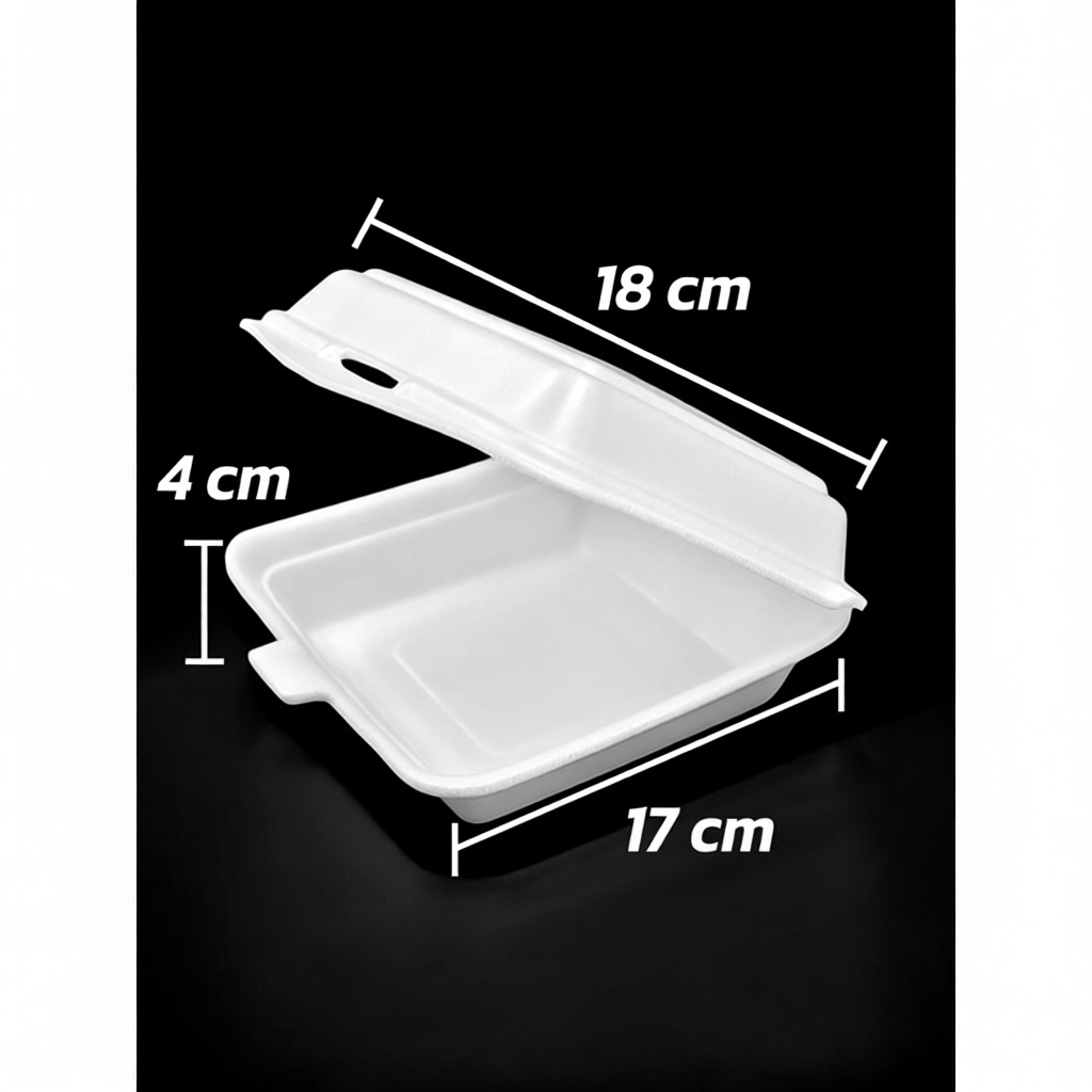 กล่องโฟม กล่องข้าว มี มอก. ใส่อาหาร บรรจุอาหาร SB500