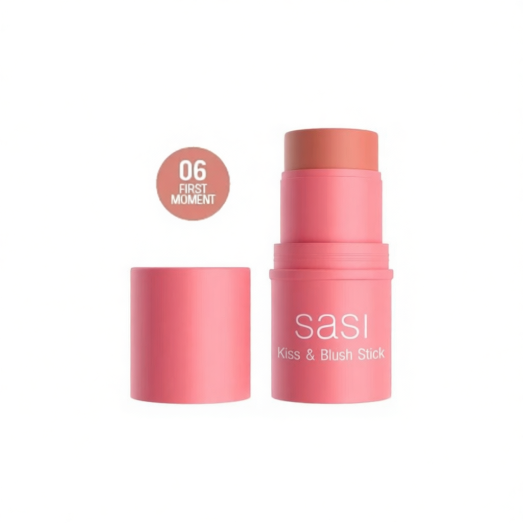 [ 1ชิ้น ] Sasi Kiss&Blush Stick ขนาด 4 กรัม หลากหลายเฉดสี