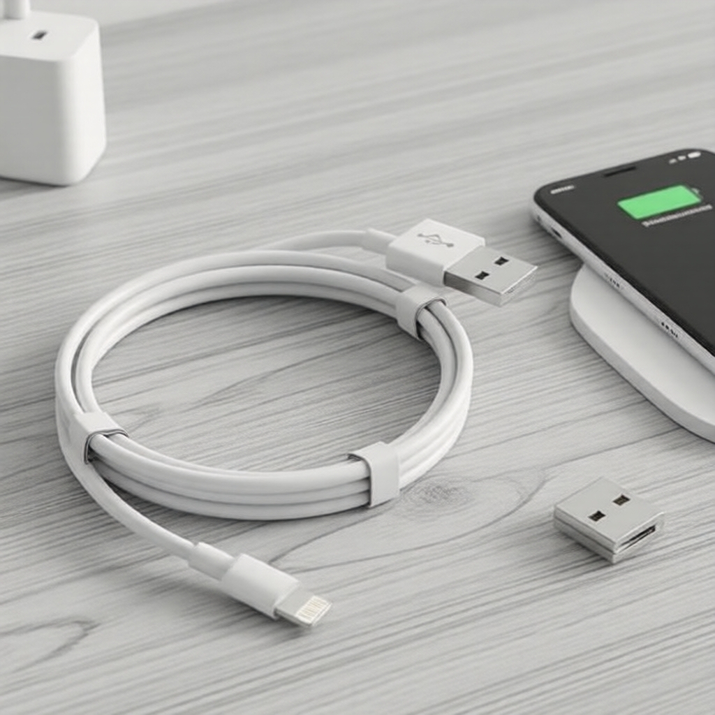 สายชาร์จและซิงค์ข้อมูล USB ยาว 1 เมตร สําหรับ iPhone 14 8 7 6S Plus 13 Mini 12 11 Pro XS Max XR SE