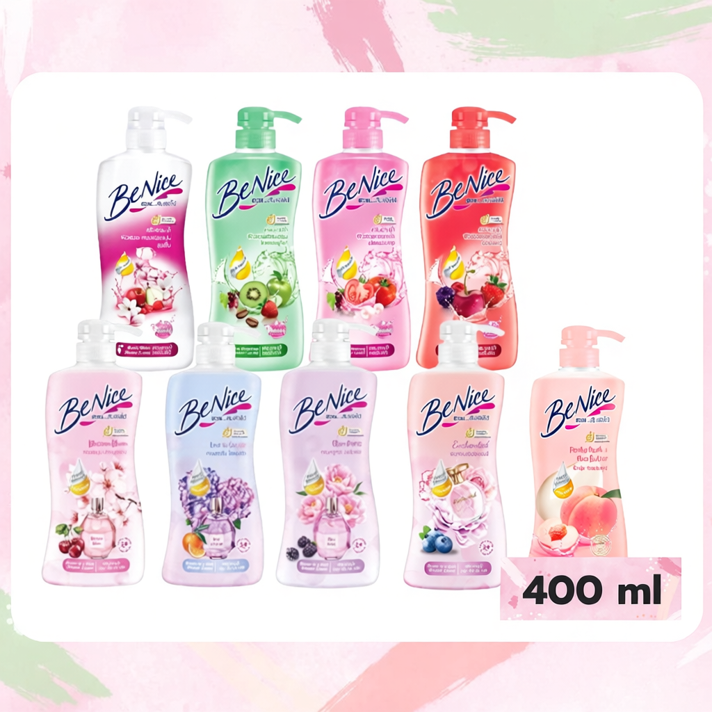 Benice ครีมอาบน้ำ 400มล. (9 สี)