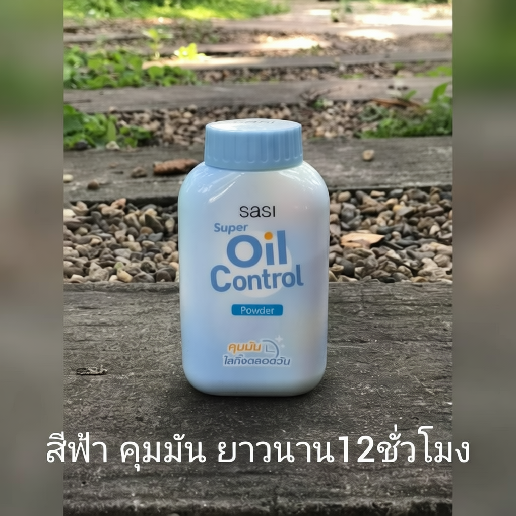 Sasi  แป้งฝุ่นคุมมัน 50g
