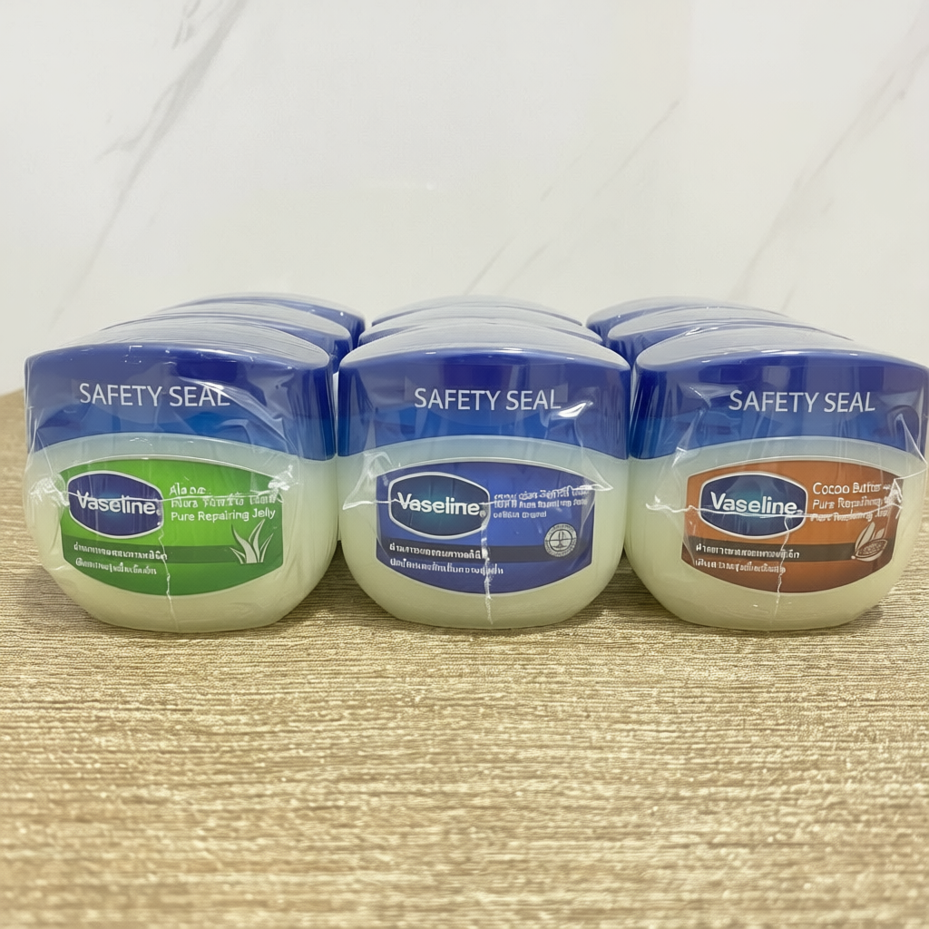 (แพ็ค 3 ชิ้น) Vaseline Pure Repairing Jelly ขนาด 50 ml