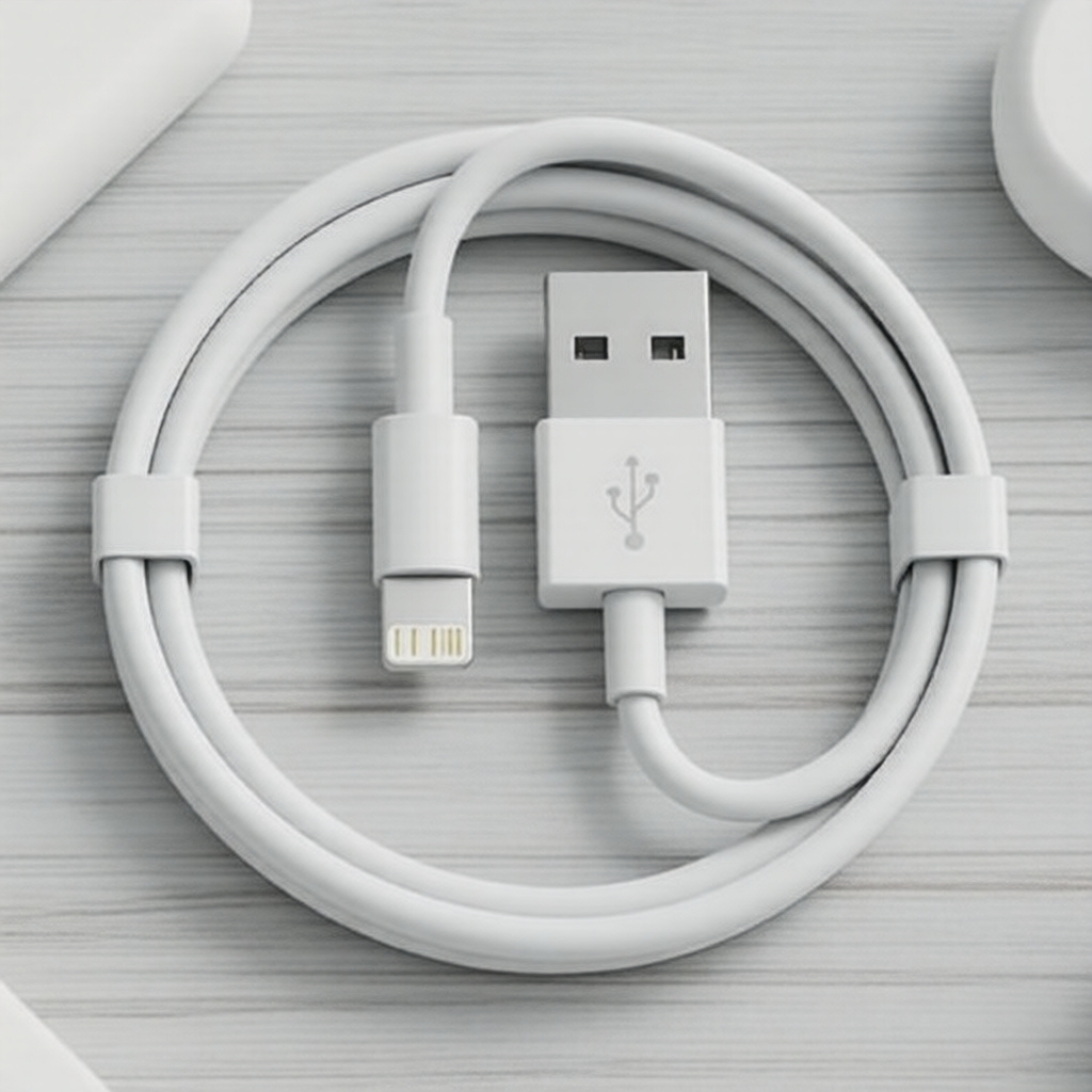 สายชาร์จไอโฟน 1 เมตร ชาร์จเร็วและซิงค์ข้อมูล รองรับ iPhone 14 8 7 6S Plus 13 Mini 12 11 Pro XS Max X