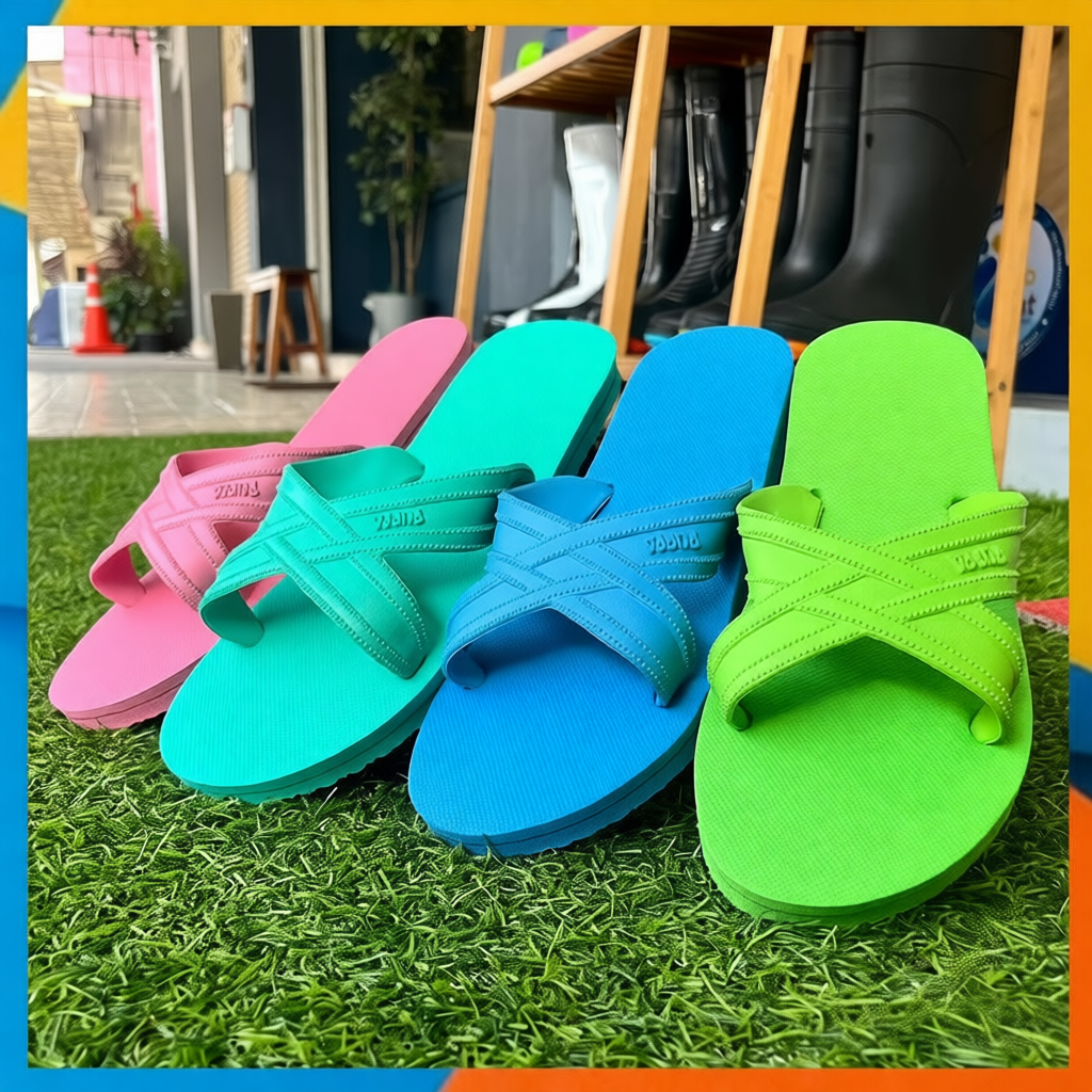 PUPPA รองเท้าแตะยาง ฟองน้ำ ไม่ชื้น