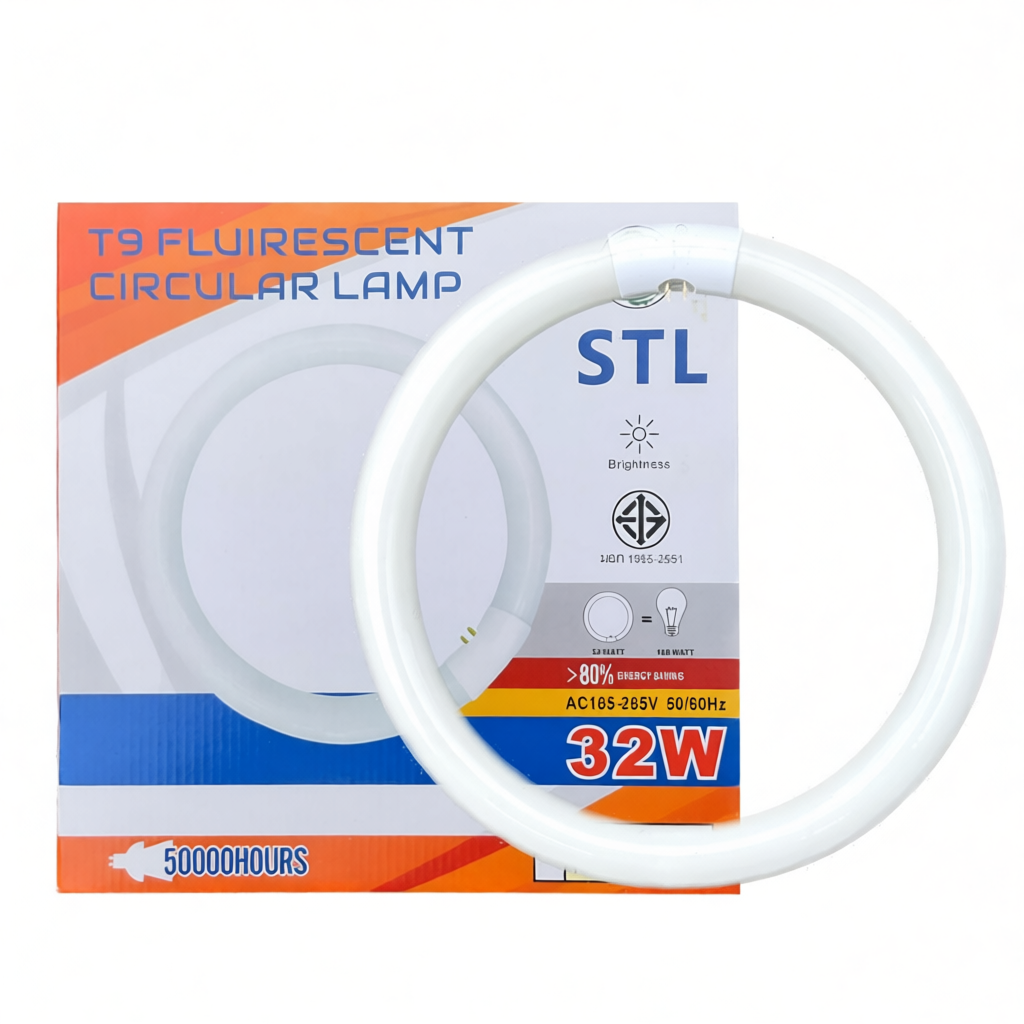STL หลอดไฟ นีออนกลม  32w แสงขาว