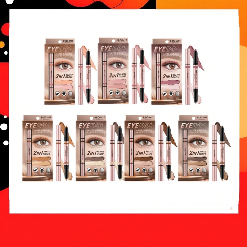 Browit eyedol Matt & Glow Shadow Stick  0.5 กรัม + 0.5 กรัม