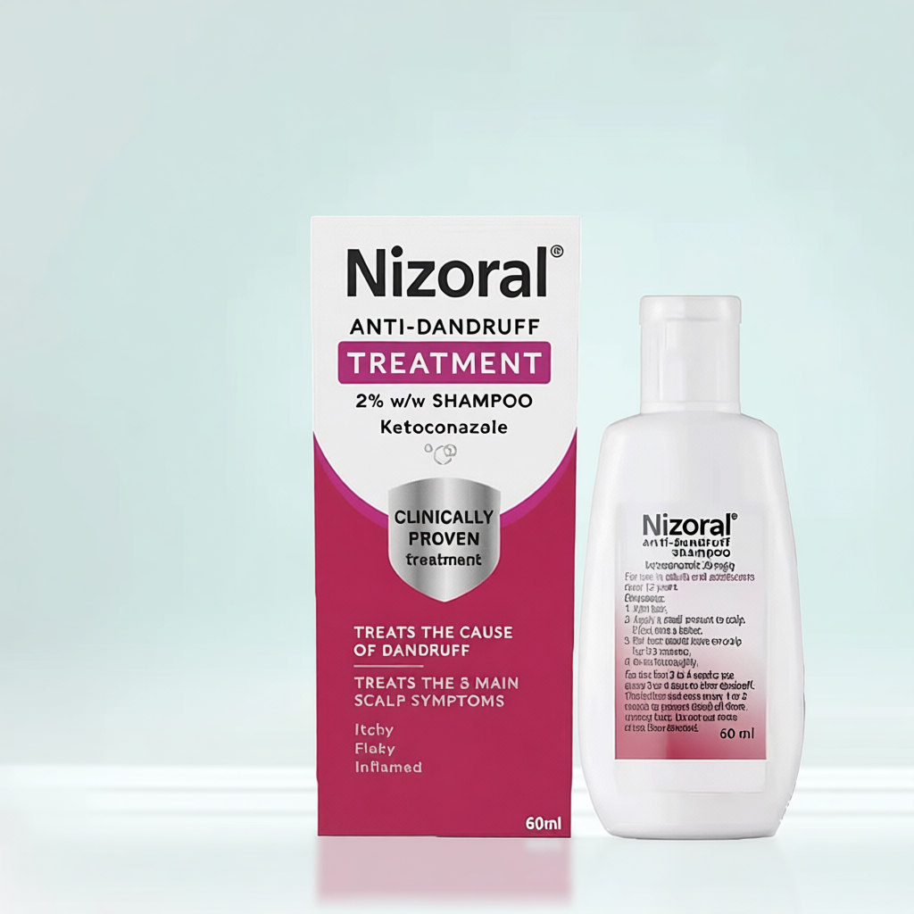 Nizoral anti-dandruff shampoo ขนาด 60 ml.