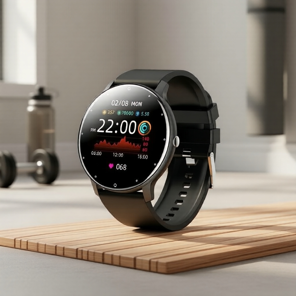 ZL02D Pro สมาร์ทวอทช์ 2026 – หน้าจอสัมผัสเต็มจอ, บลูทูธ, หน้าปัดกลม