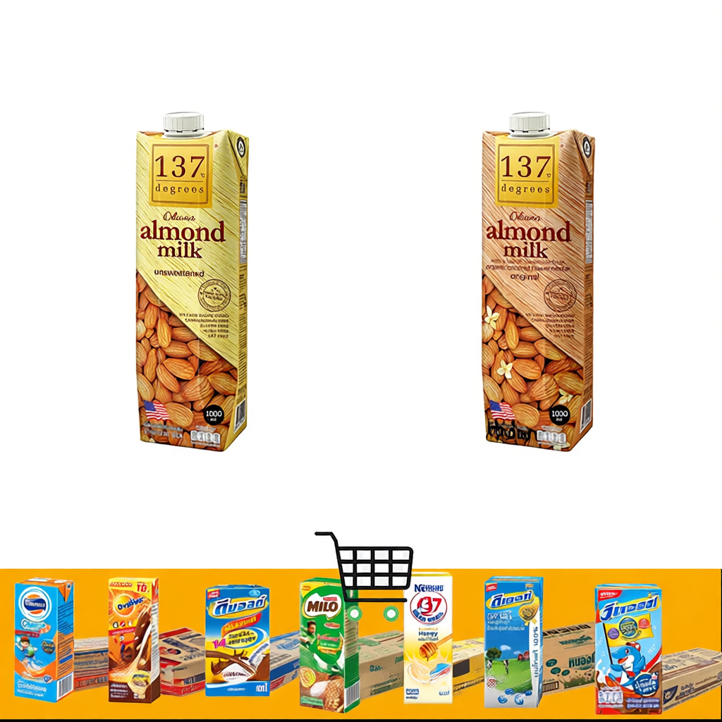 137 ดีกรี นมอัลมอนด์ ขนาด 1 ลิตร