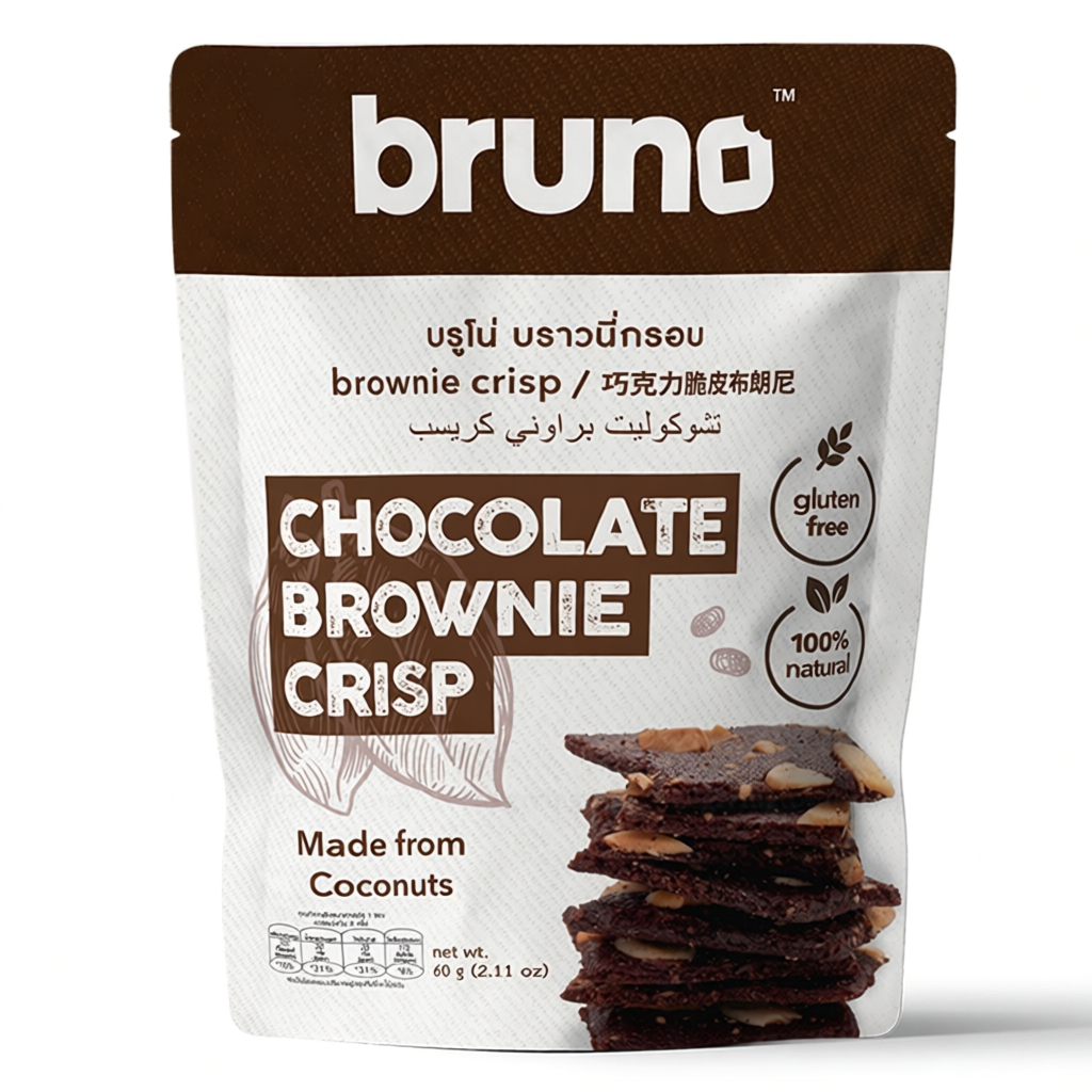 Bruno Brownie อบกรอบ ทำจากมะพร้าว 60 กรัม
