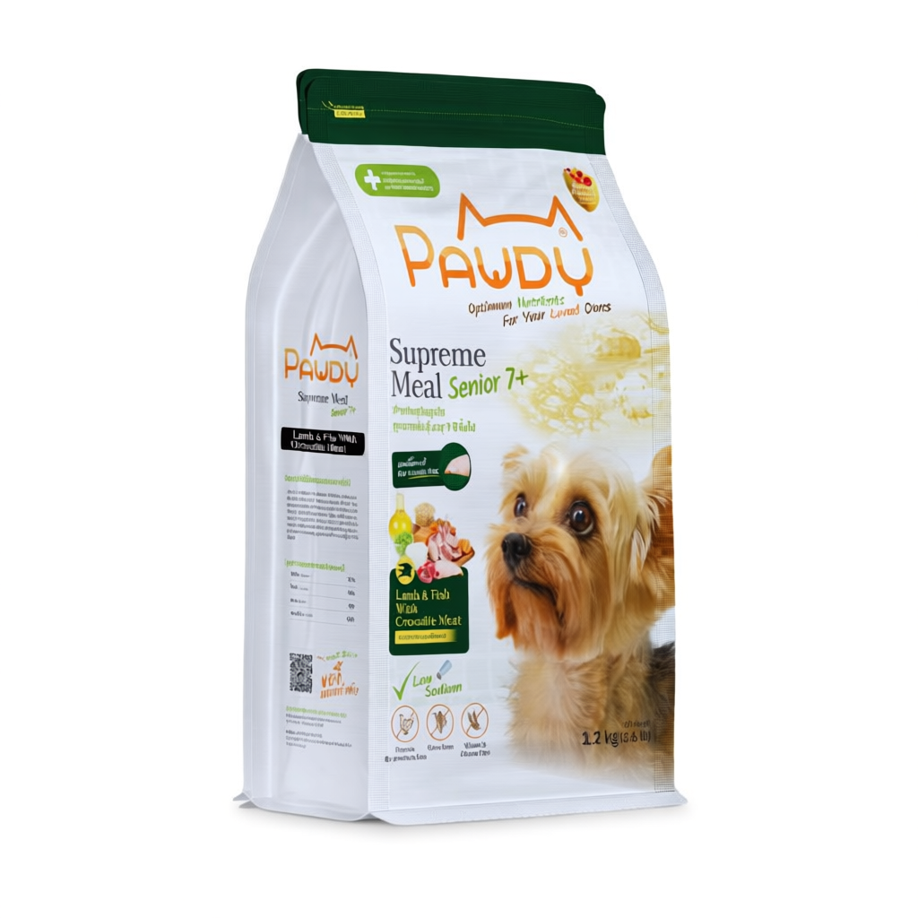 อาหารสุขัข Pawdy Holistic ขนาด 8 กิโลกรัม สูตรสำหรับสุนัขสูงวัย