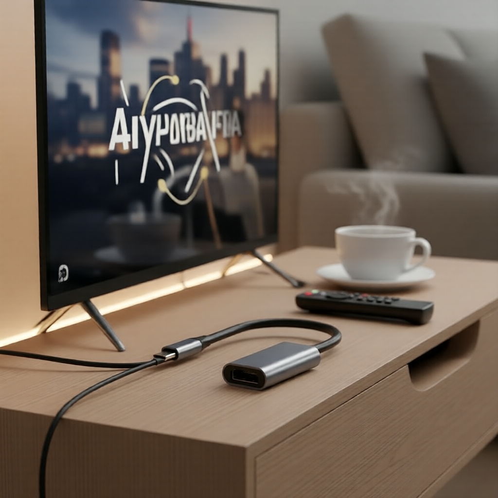 สายแปลงอะแดปเตอร์ USB 3.1 Type-C เป็น HDMI หญิง รองรับ 4K สําหรับโทรศัพท์และ MacBook