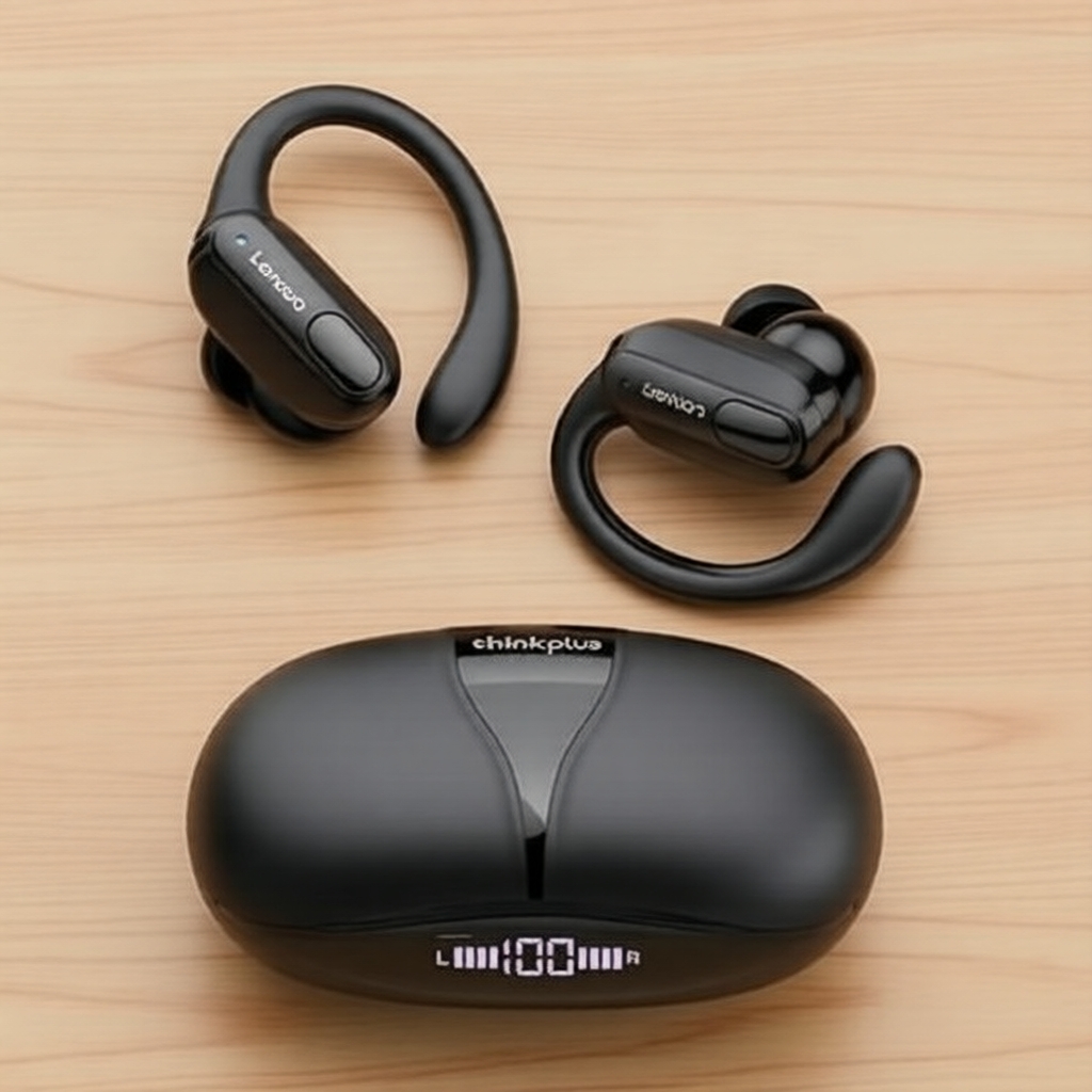 หูฟังไร้สาย Lenovo XT80, รองรับกีฬา, Bluetooth TWS, เสียง HiFi, ไฟแสดงสถานะแบตเตอรี่, กันน้ํา