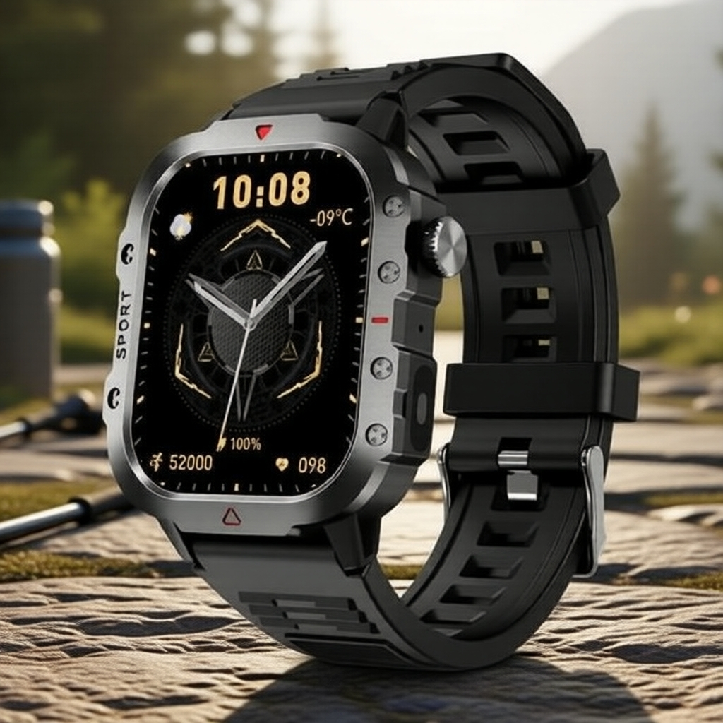 สมาร์ทวอทช์ H11 รุ่น 2026 สําหรับผู้ชาย หน้าจอแสดงผล 2.01 นิ้ว กันน้ําลึก 3ATM รองรับการโทรผ่านบลูทู