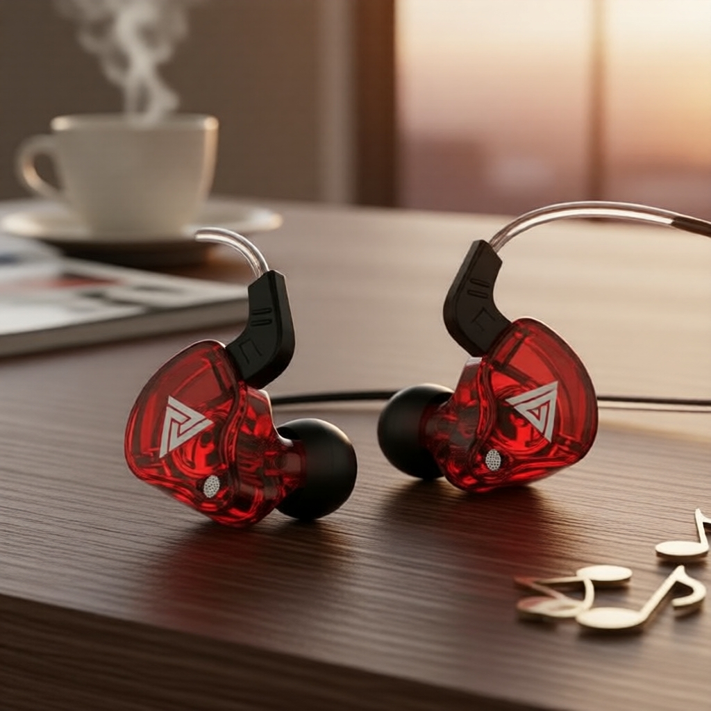 หูฟังอินเอียร์ QKZ AK6 AK6 Pro ไดรเวอร์ 10 มม. เบสแน่น มีสาย 3.5 มม. มีไมค์ ใส่สบายตามหลักสรีรศาสตร์
