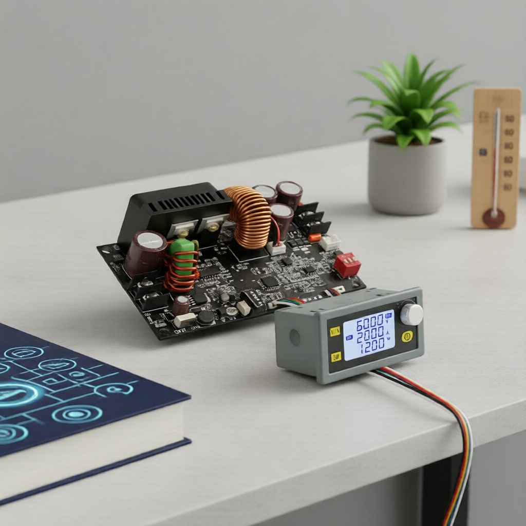 โมดูลจ่ายไฟแบบปรับได้ XY-6020L CNC 1200W 20A สําหรับลดแรงดันไฟแบบคงที่ พร้อมฐานวาง One Piece