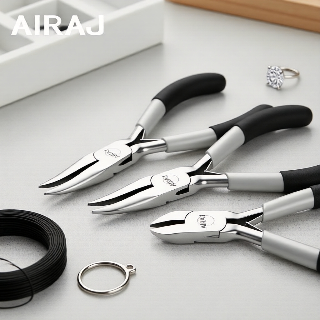 ชุดคีมมินิอเนกประสงค์ AIRAJ สแตนเลส สําหรับงานหนัก เหมาะสําหรับซ่อมแซมเครื่องประดับและงานประดิษฐ์ DIY