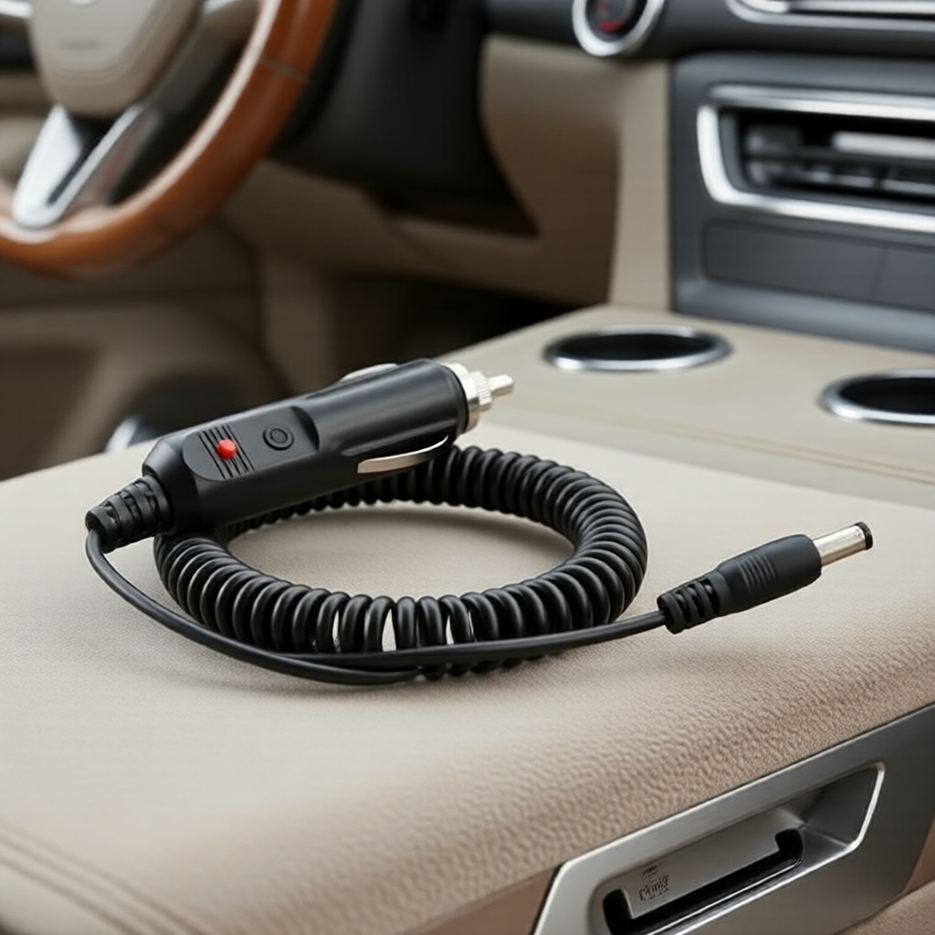 สายชาร์จรถยนต์ Baofeng UV-5R/UV-9R 12V สําหรับวิทยุสื่อสาร