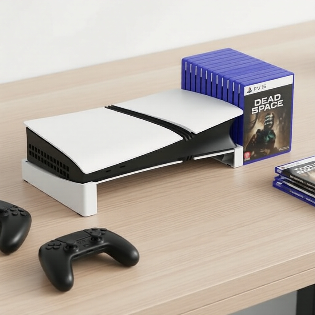 ขาตั้งแนวนอนสําหรับ PS5 Slim และ PS5 Pro รุ่นแผ่นดิสก์และดิจิทัล