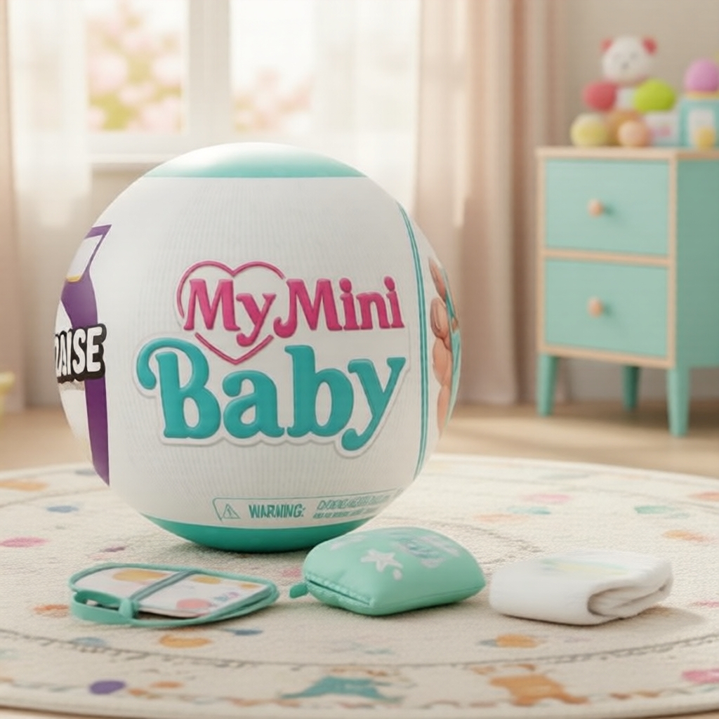 Zuru My Mini Baby ตุ๊กตาเด็กทารกพร้อมรถเข็นและของเล่นเซอร์ไพรส์, สําหรับเด็กผู้หญิง