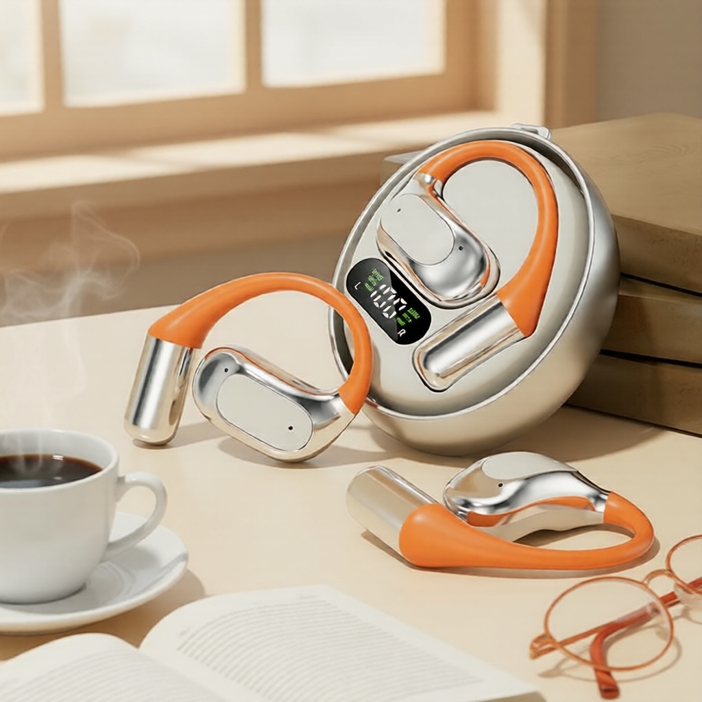 หูฟังบลูทูธ M113, จุกหูฟังหมุนได้, สเตอริโอ HD, ตัดเสียงรบกวน, สําหรับกีฬา/ออฟฟิศ