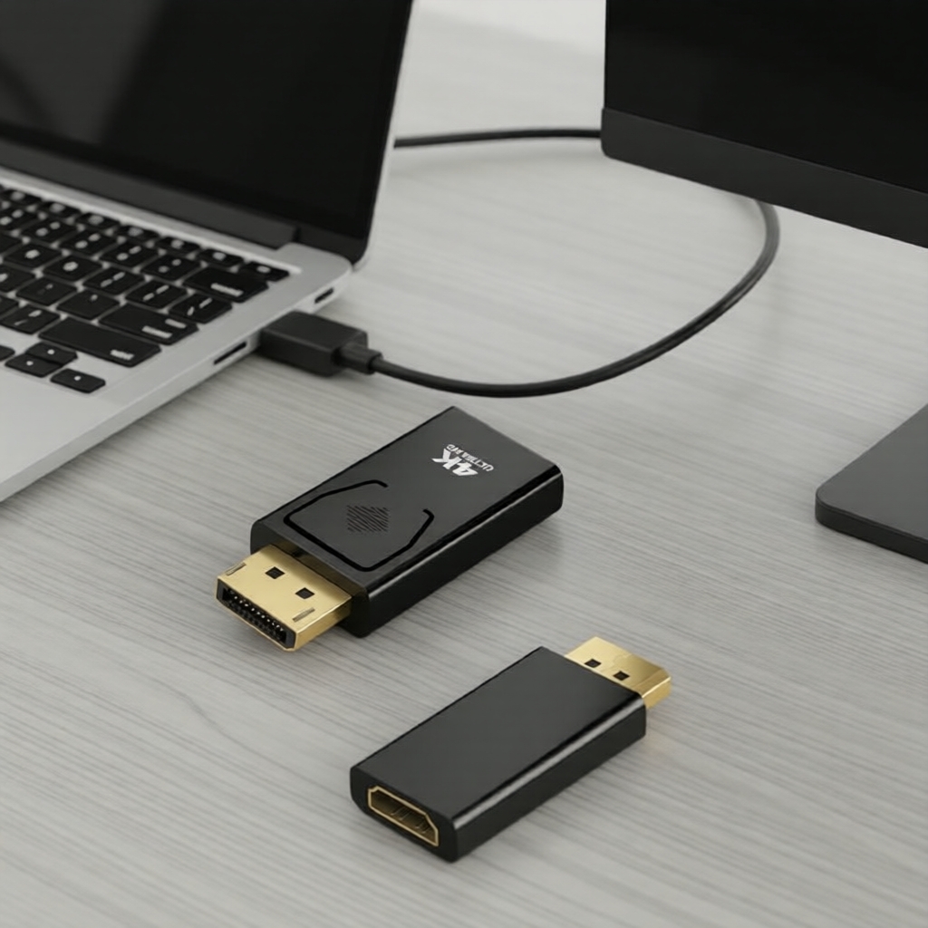 อะแดปเตอร์แปลงสัญญาณถัก DP เป็น HDMI 4K 30Hz HENAWA VC743 สําหรับคอมพิวเตอร์ & แล็ปท็อป