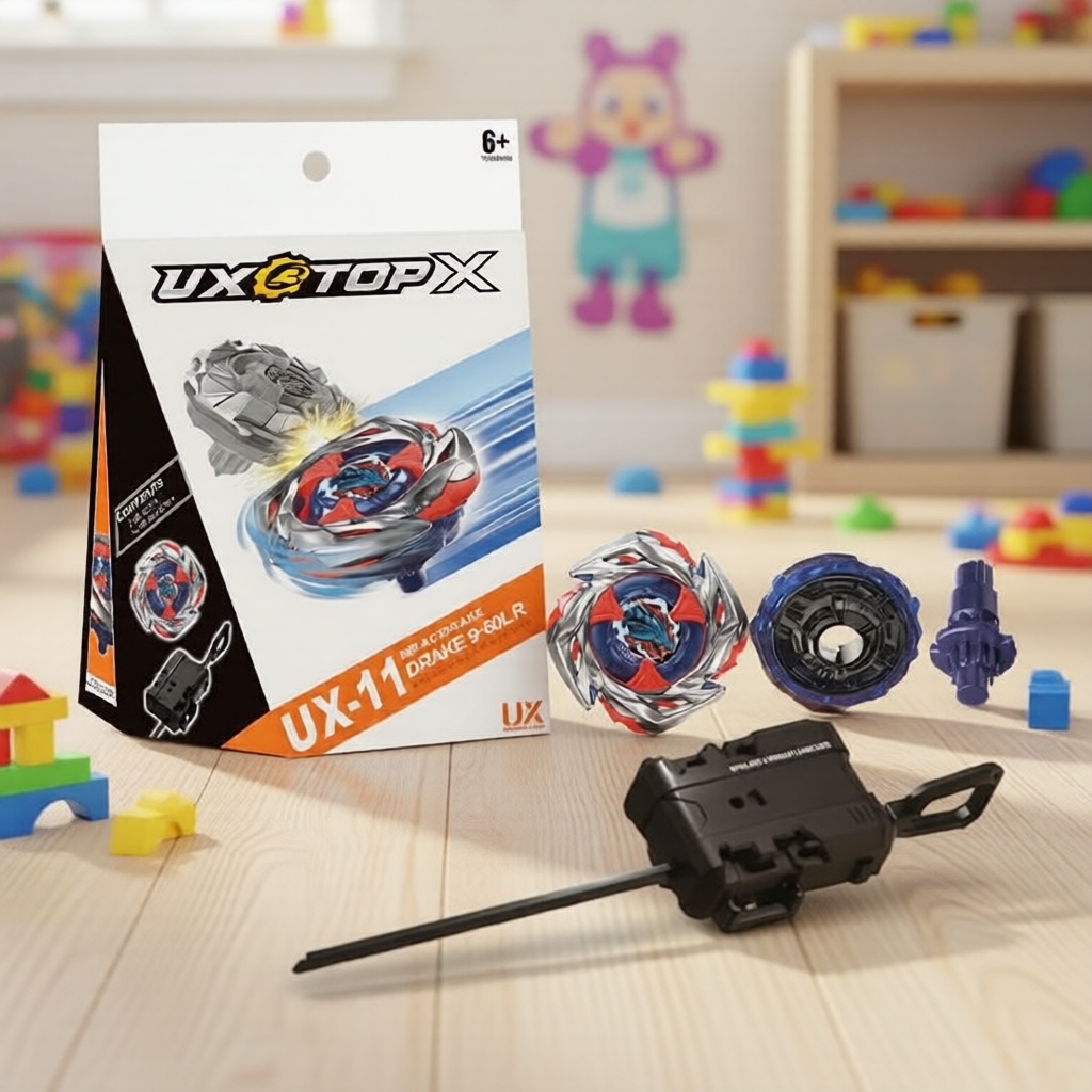 Beyblade X UX-11 Impact Dragon 9-60 Ratchet Bit อุปกรณ์ของขวัญวันเกิด