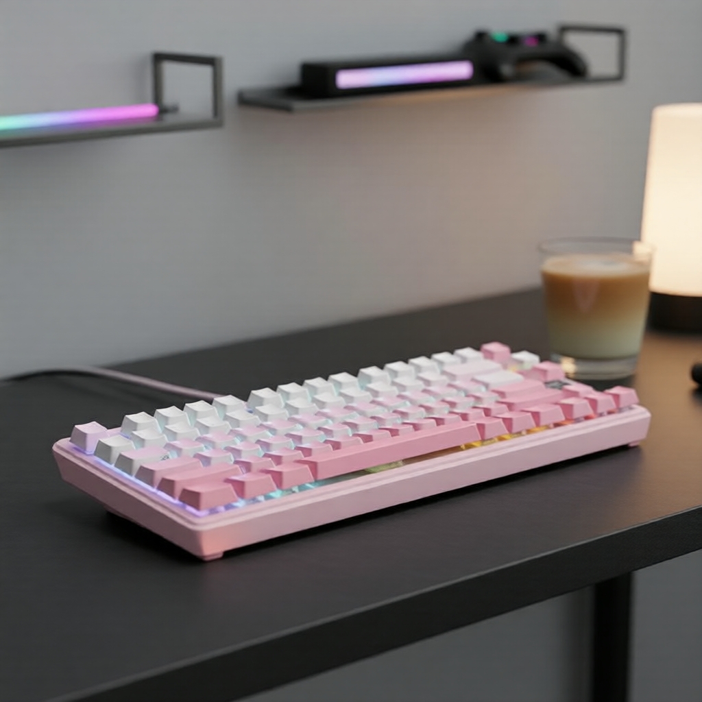 คีย์บอร์ดแมคคานิคอลไร้สาย AULA S75Pro ขนาด 75% พร้อมเปลี่ยนคีย์แคปได้ ไฟ RGB คีย์แคป PBT และแบตเตอรี
