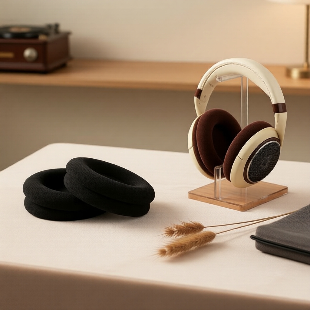 ชุดอะไหล่เปลี่ยนฟองน้ําหูฟัง Sennheiser HD560S/HD559/HD558/HD515/HD518/HD555/HD595