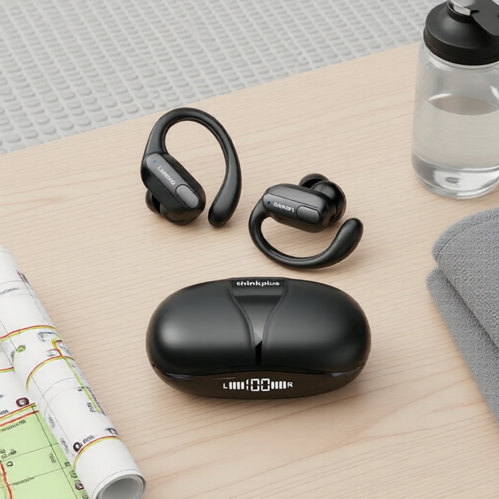 หูฟังไร้สายแท้จริงสําหรับกีฬา Lenovo XT80 มีไมค์ในตัว เสียงสเตอริโอไฮไฟ กันน้ํา