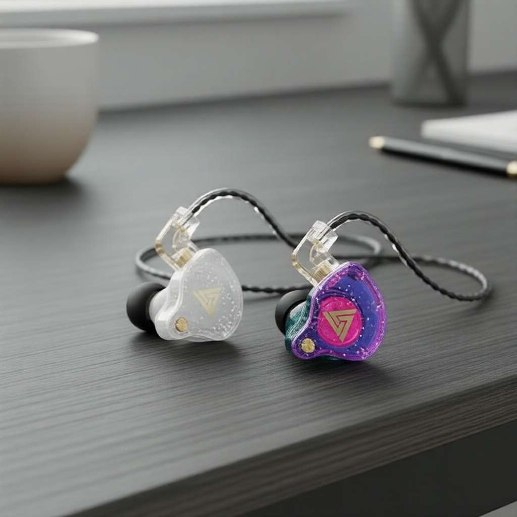 QKZ AK6 PRO หูฟังไร้สายกีฬา, เสียงสเตอริโอลูกเบสลึกชัด, จุกหูฟังวิ่งฟังเพลง