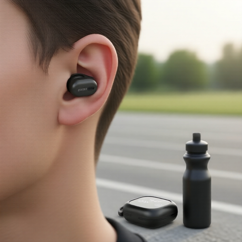 หูฟังไร้สายบลูทูธ ERAZER XF38 แบบ Open-Ear, แปลแบบเรียลไทม์ด้วย AI, กันน้ํา, สัมผัสอัจฉริยะ LED, ดีไ