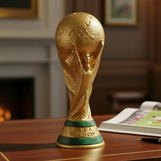 ถ้วยรางวัลจําลองขนาดจริง 36 ซม. ปี 2026 FIFA World Cup, ได้รับลิขสิทธิ์อย่างเป็นทางการ เหมาะสําหรับตั้งโชว์และสะสมของเกี่ยวกับฟุตบอล