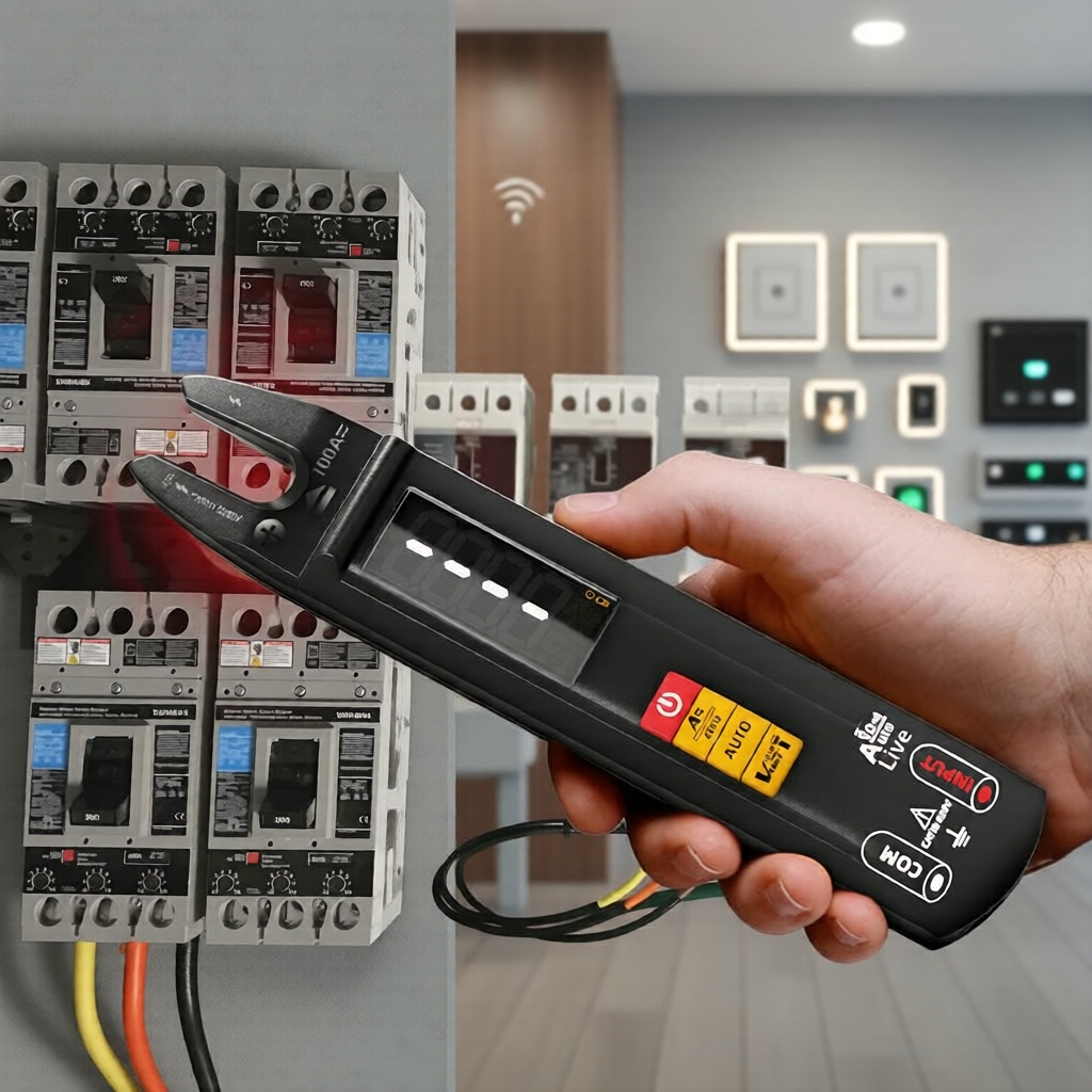 BSIDE U0/U1 ดิจิตอลแคลมป์มิเตอร์แบบชิ้นเดียว, 100A AC/DC, True RMS ปากเปิด